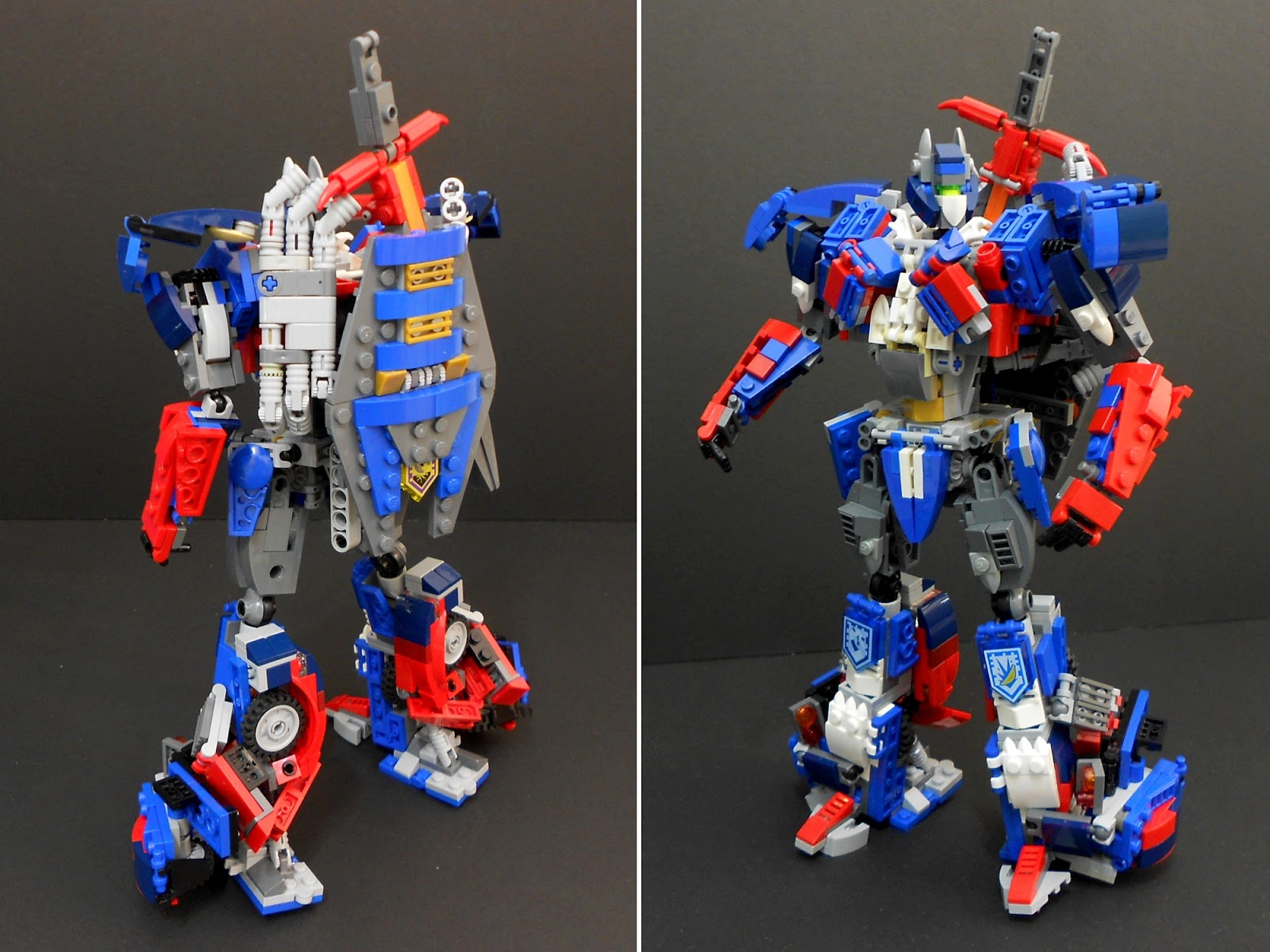 Optimus Prime trasformabile interamente in LEGO Lega Nerd
