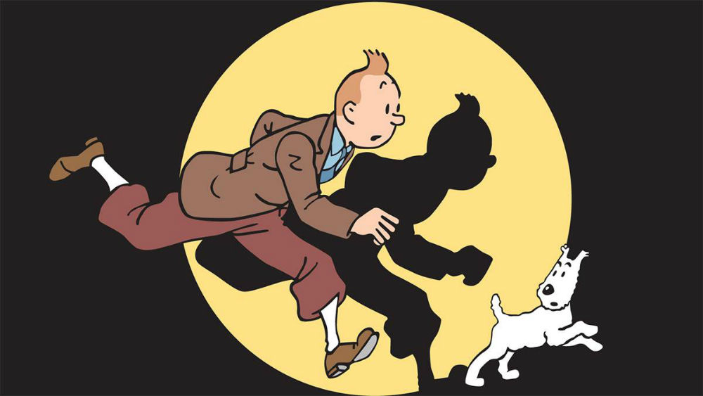 Tintin il pittore Xavier Marabout ritrae il personaggio come in quadri