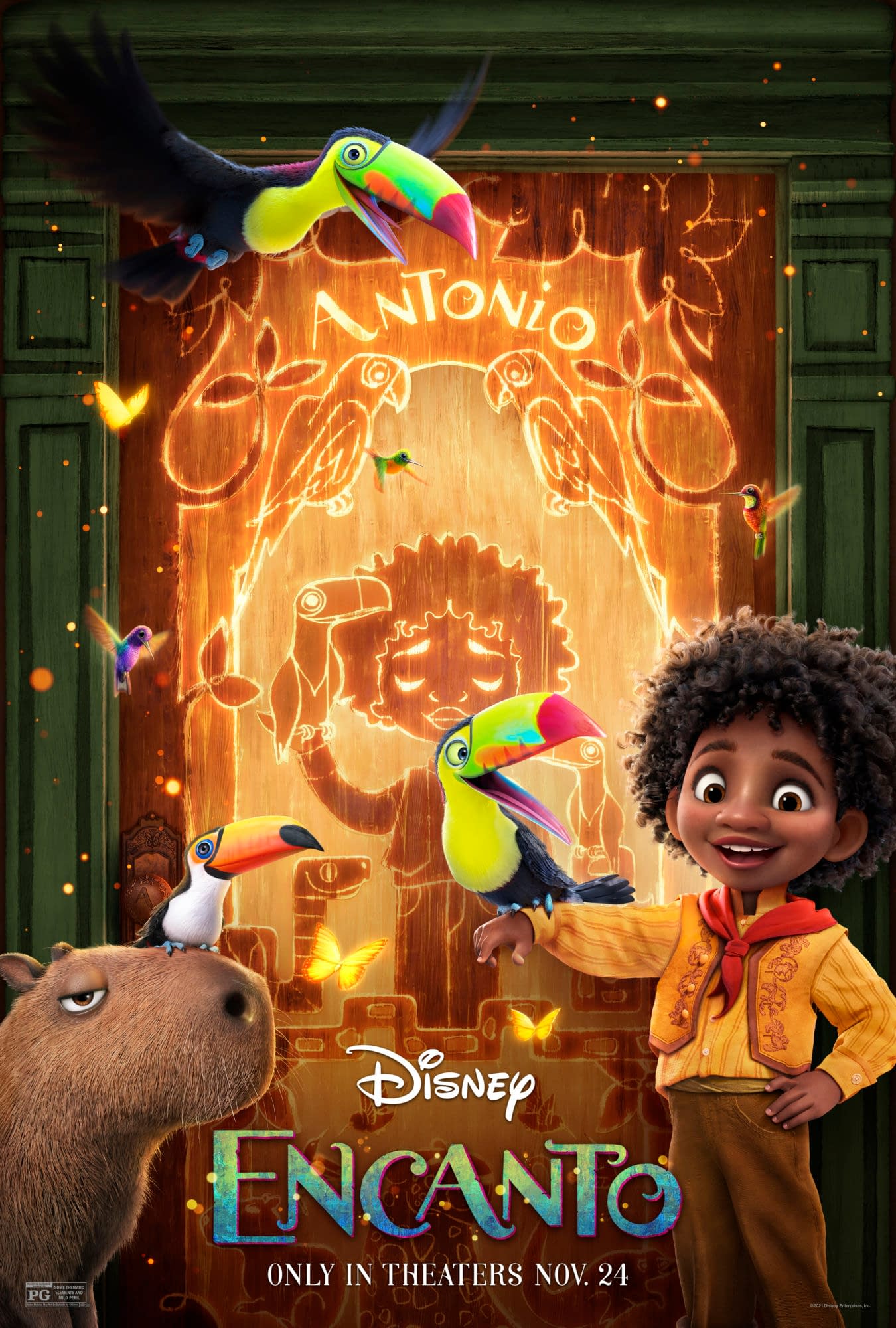 Encanto i character poster, una clip e il video dalla World Premiere