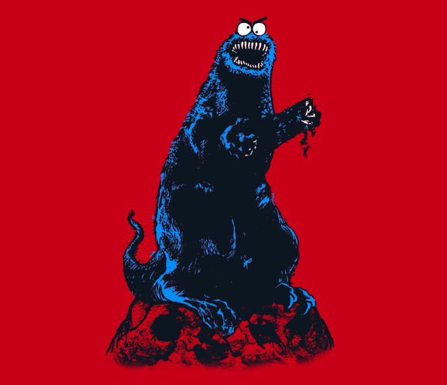 The Real Cookie Monster Lega Nerd