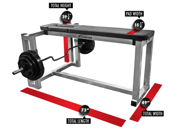 Pro Series Prone High Row Legend Fitness