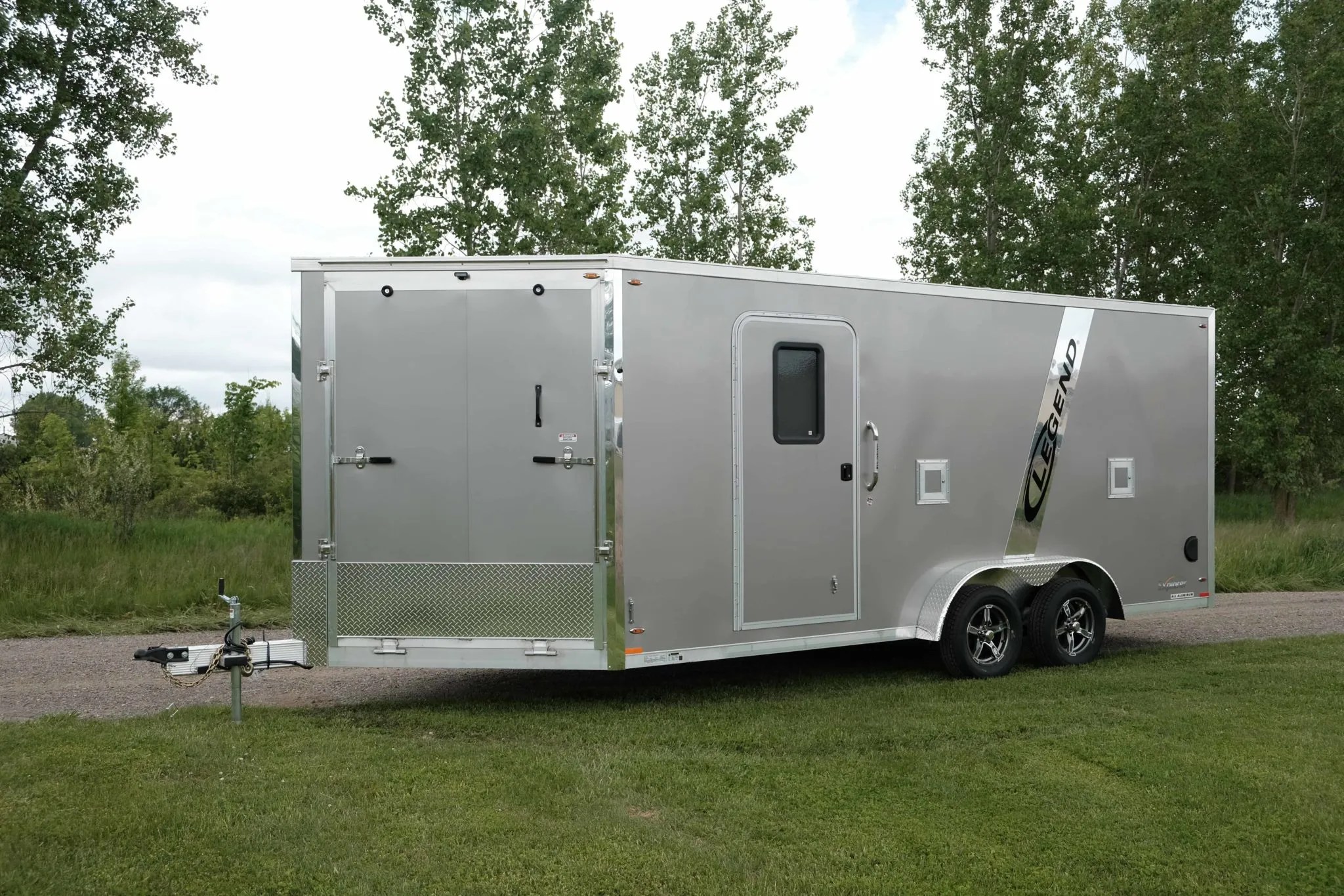 Explorer Snow 7.5ft Wide Aluminum Enclosed Snow Trailer