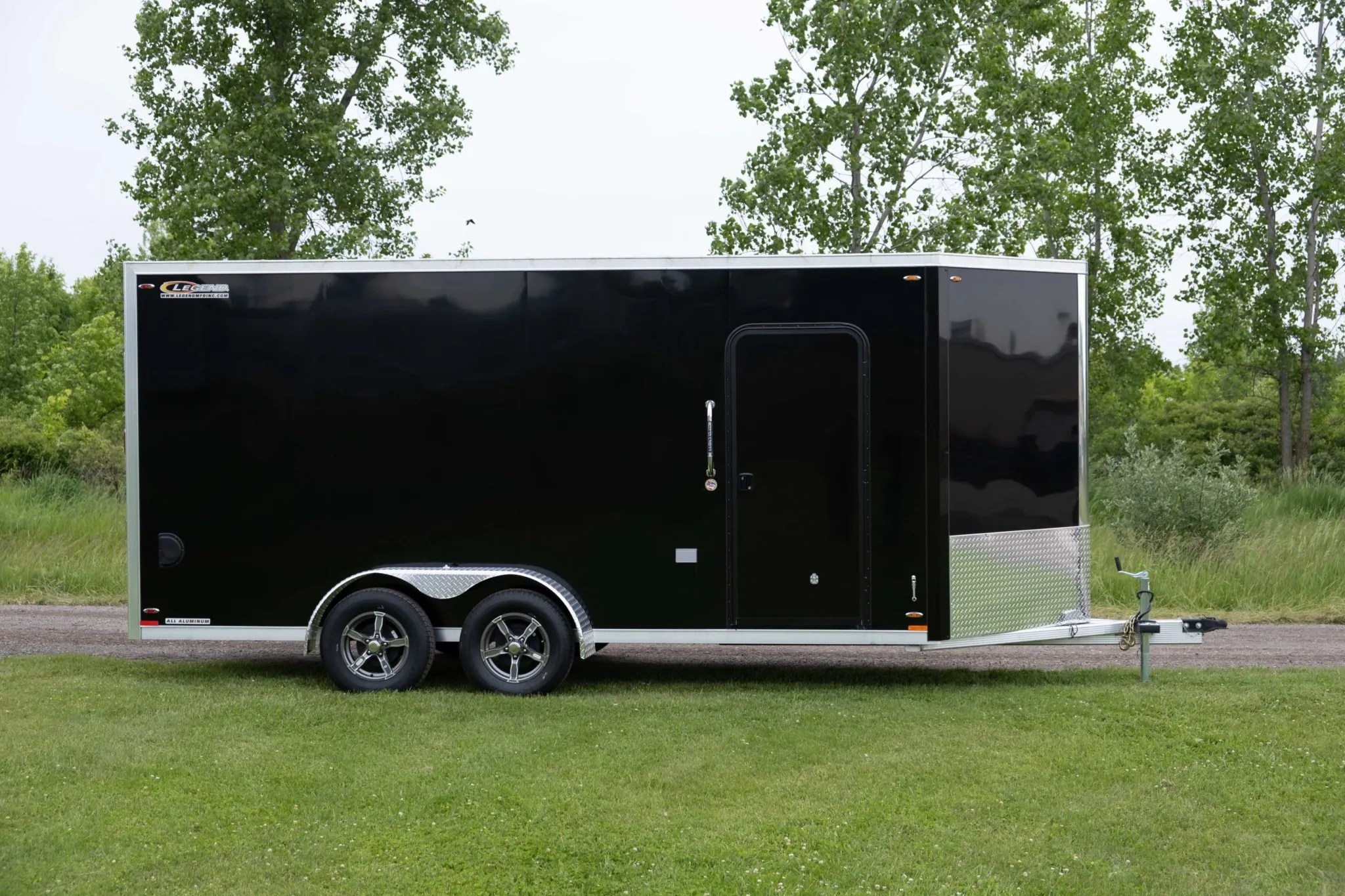 Flat TopVNose Aluminum Enclosed Cargo Trailer