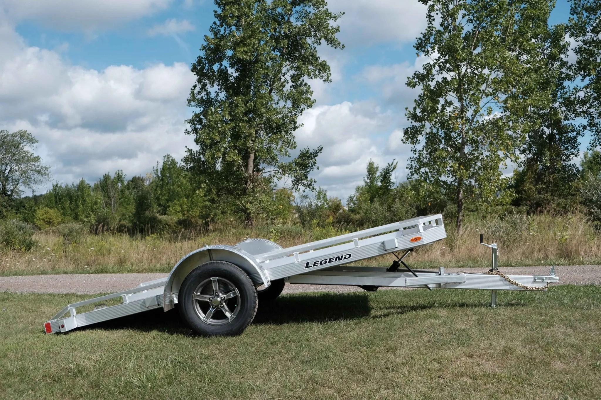 Tilt Utility Aluminum Open Tilt Utility Trailer
