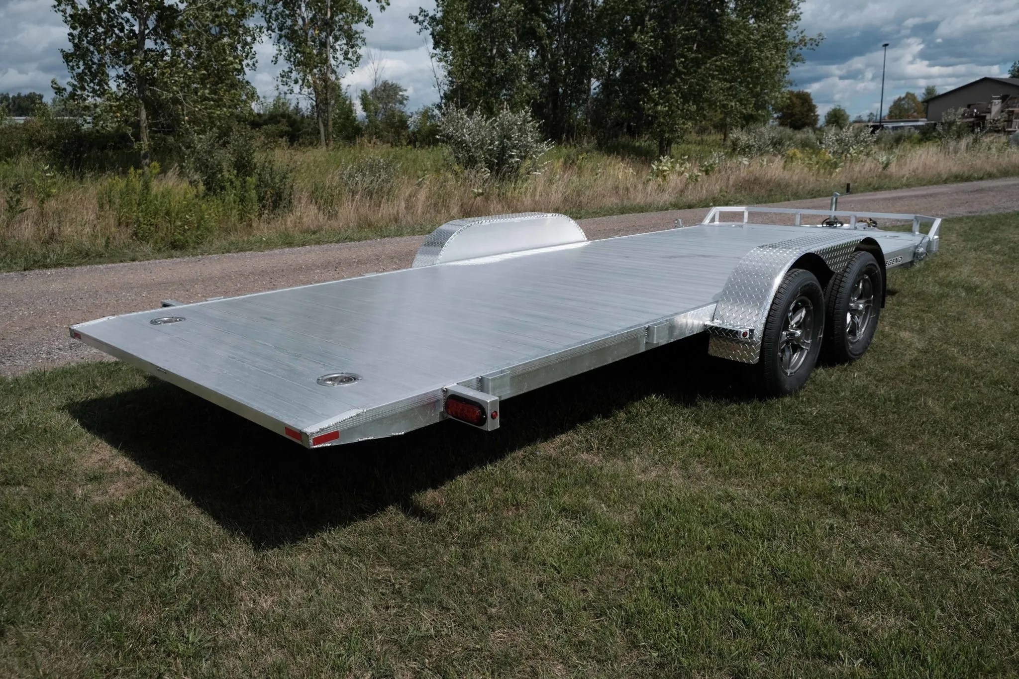 Tilt Car Hauler Aluminum Open Tilt Car Hauler Trailer