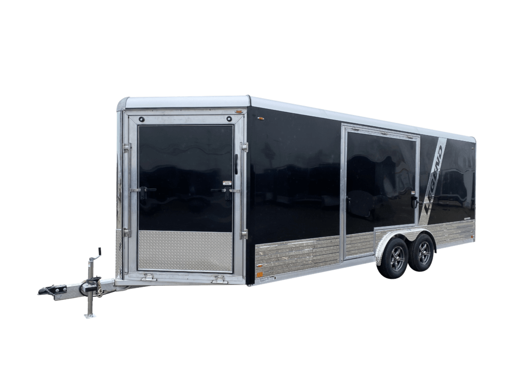 Deluxe Snow 8' Wide Aluminum Enclosed Sport Trailer