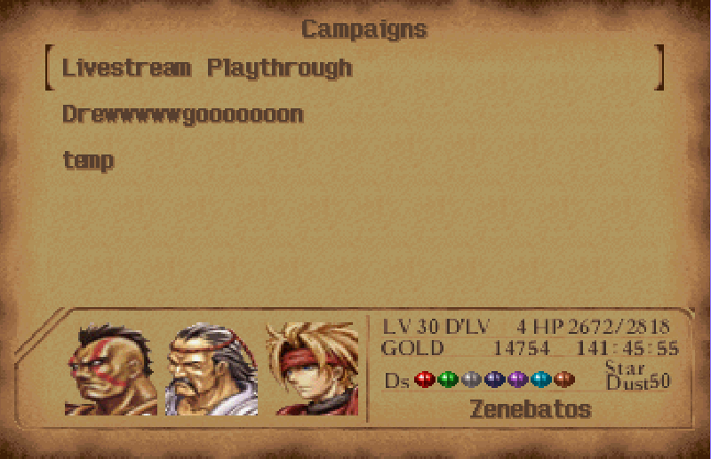 Now Available Rec. Build 2 for Severed Chains! Legend of Dragoon Community