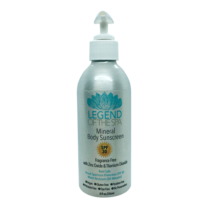Mineral Body Sunscreen SPF 30 Legend of the Spa