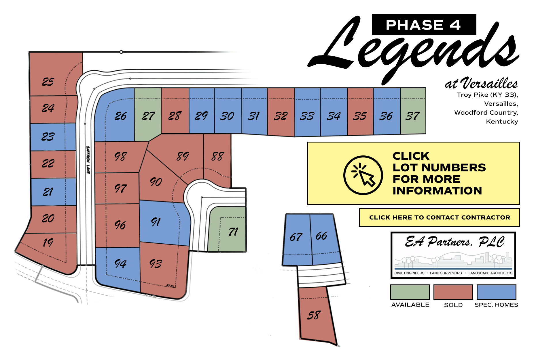 New homes in Versailles Kentucky