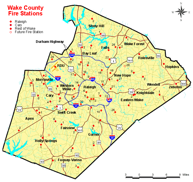 North Carolina Wake Rockford Map Publishers, Inc.