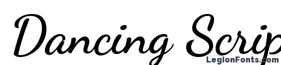 Dancing Script Bold Font Download Free / LegionFonts