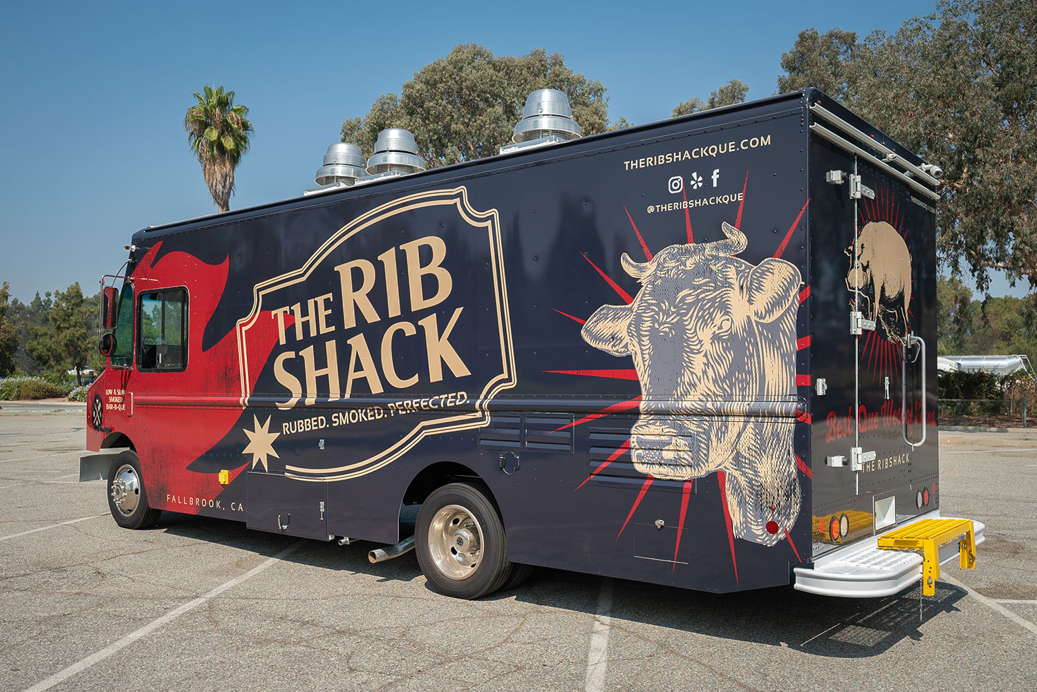The Rib Shack Food Truck Design by Legion Food Trucks