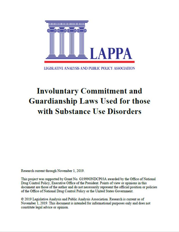 Involuntary Commitment and Guardianship Laws Used for those with