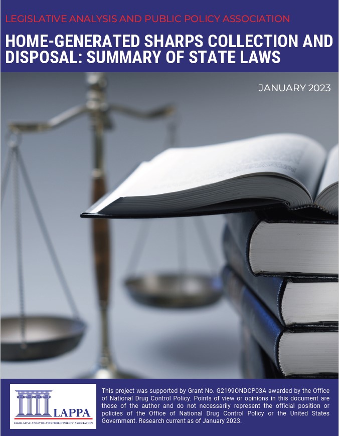 Homegenerated Sharps Collection and Disposal Summary of State Laws