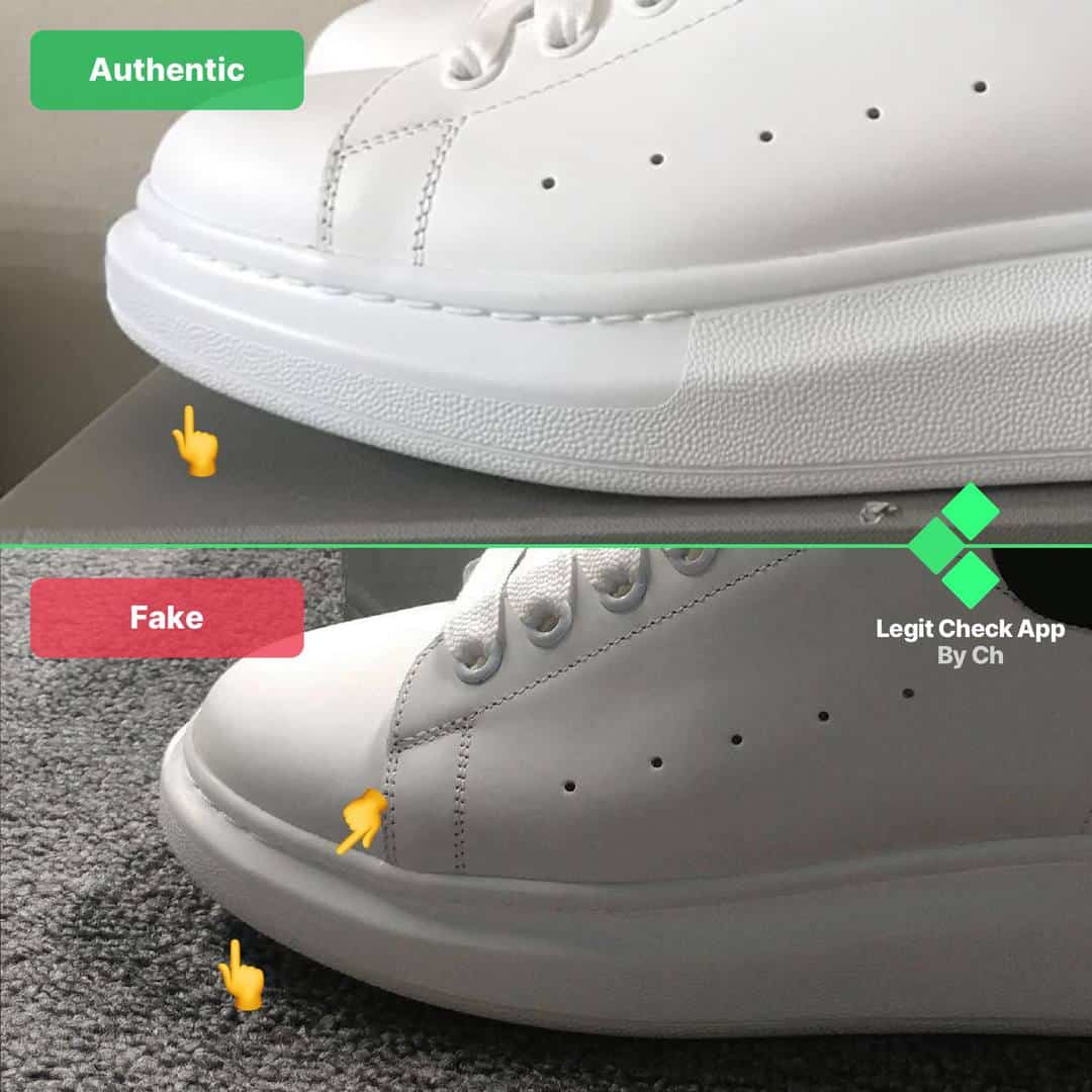 How To Spot Fake Alexander McQueen Oversized Shoes In 2021 Legit