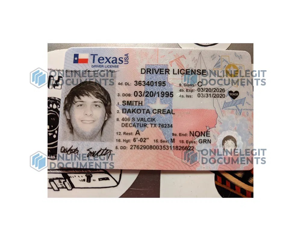 Texas Driver License Legitcleandocs