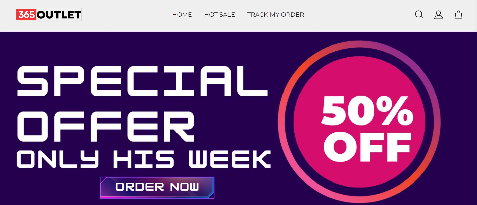 365 Outlet Scam Fake site