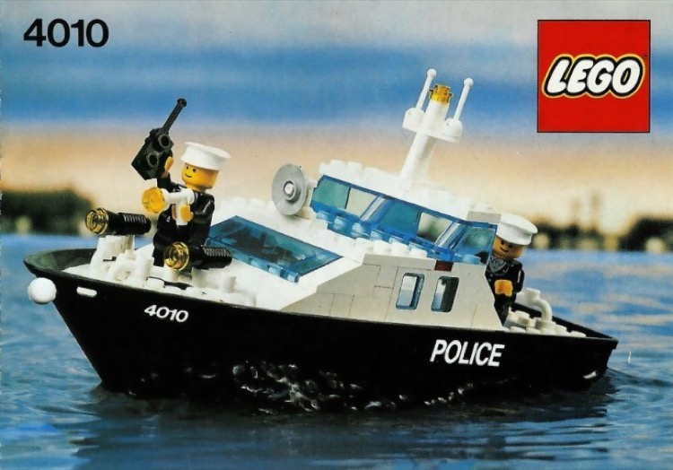 LEGO 4010 Police Rescue Boat Instructions, Boats {None}