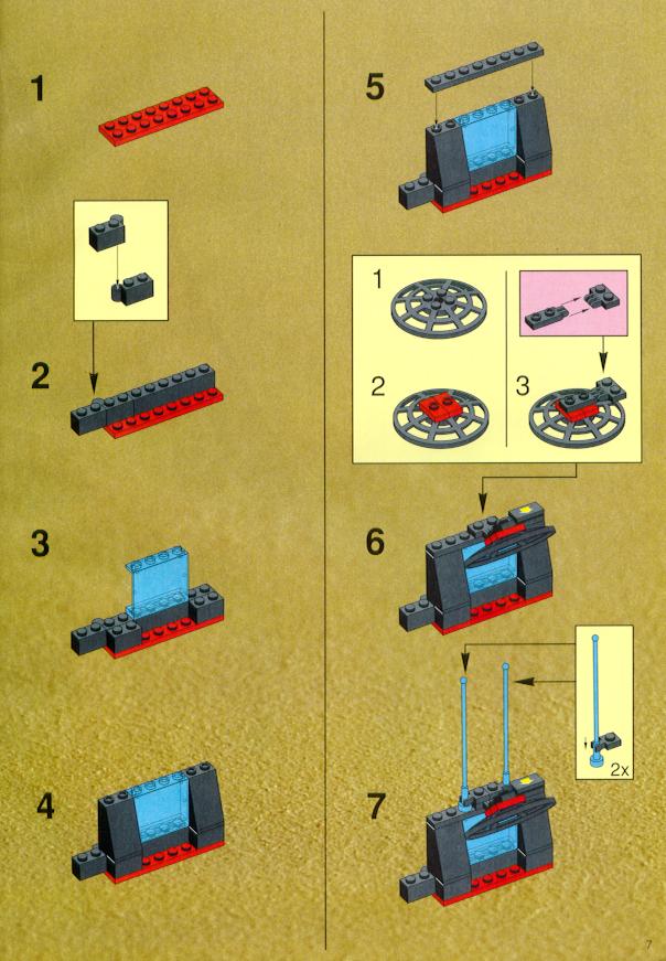 LEGO 6959 Lunar Launch Site Instructions, Space Spyrius