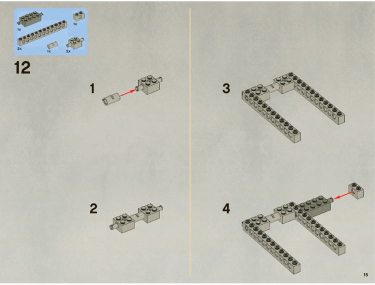 LEGO Instructions for set 7965 Millennium Falcon, Star Wars - Episode IV