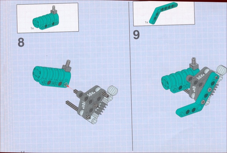 LEGO 8233 Blue Thunder vs. The Stinger Instructions, Technic - Competition