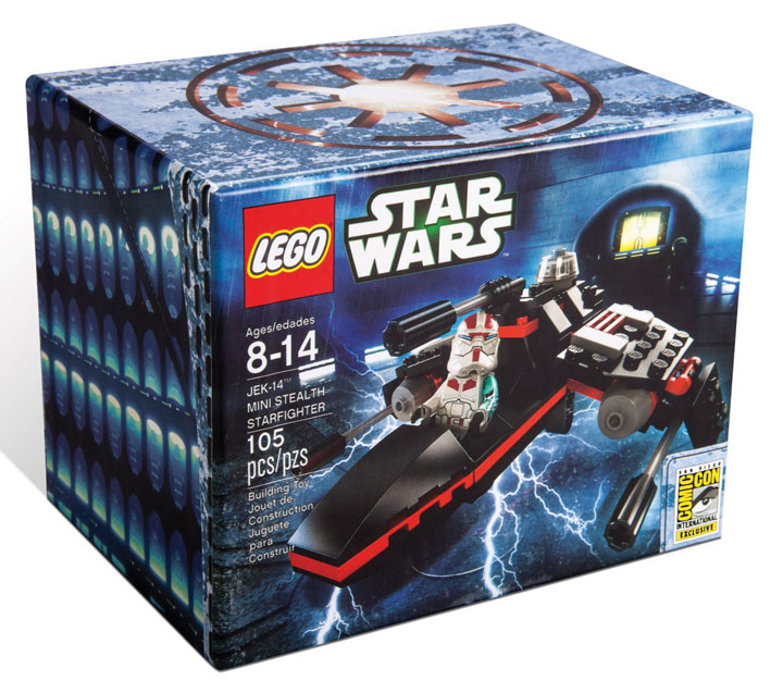 ComicCon Lego Exclusives Micro Bag End & Jek14 Starfighter