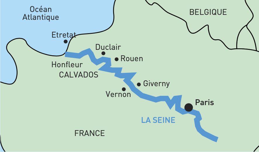 map honfleur Le Groupe VIP