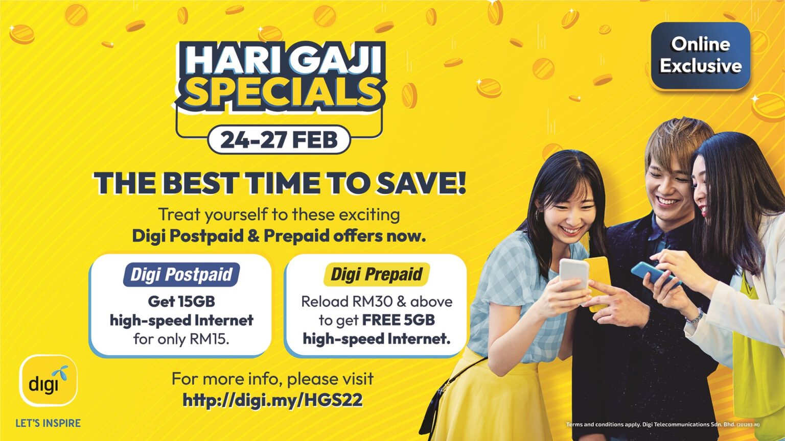 Digi Offers Special Offer with 5GB of Free Data and Special