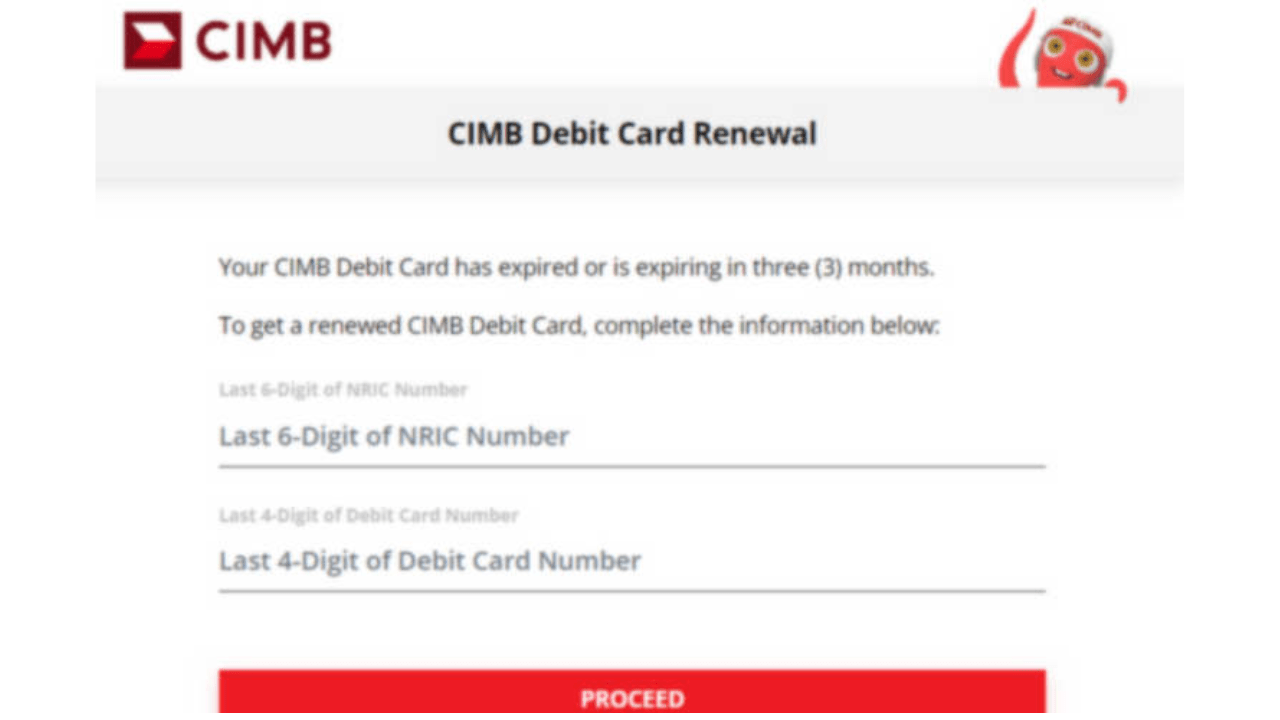 Online CIMB Debit Card Renewal Leh Leo Radio News