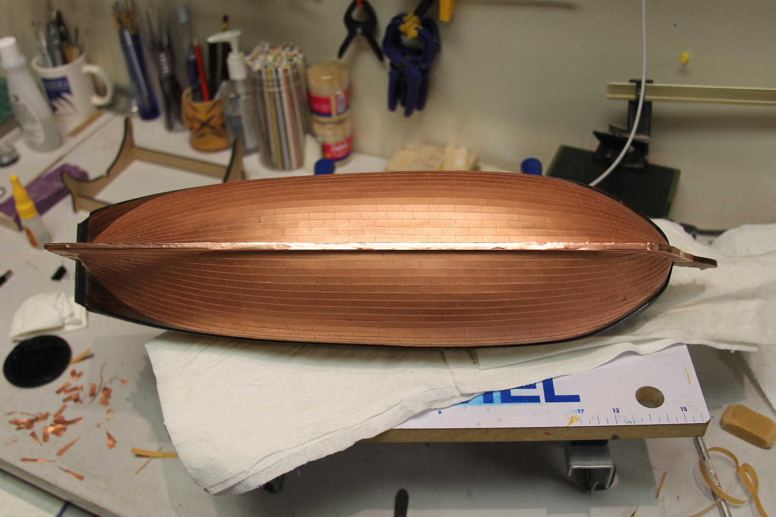 Coppering the Hull The Lehman Shipyard