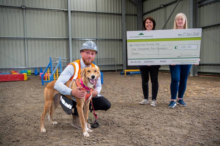 LEICESTERSHIRE HOMEBUILDER RAISES THE ‘WOOF’ WITH ANIMAL CENTRE