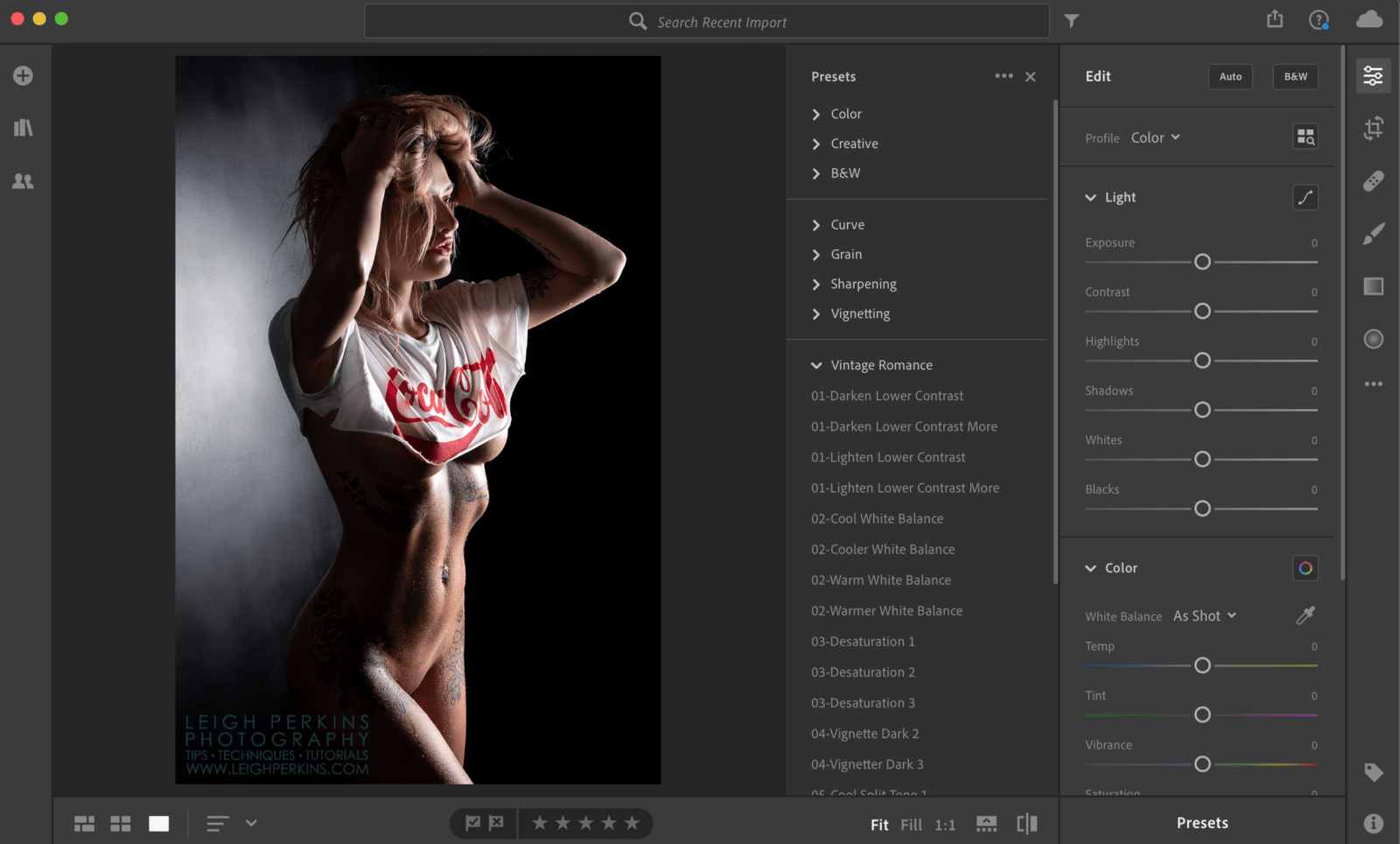 Lightroom Installing Presets