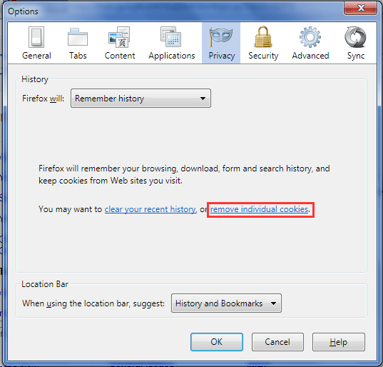 Wie lösche ich meine Cookies in Firefox?