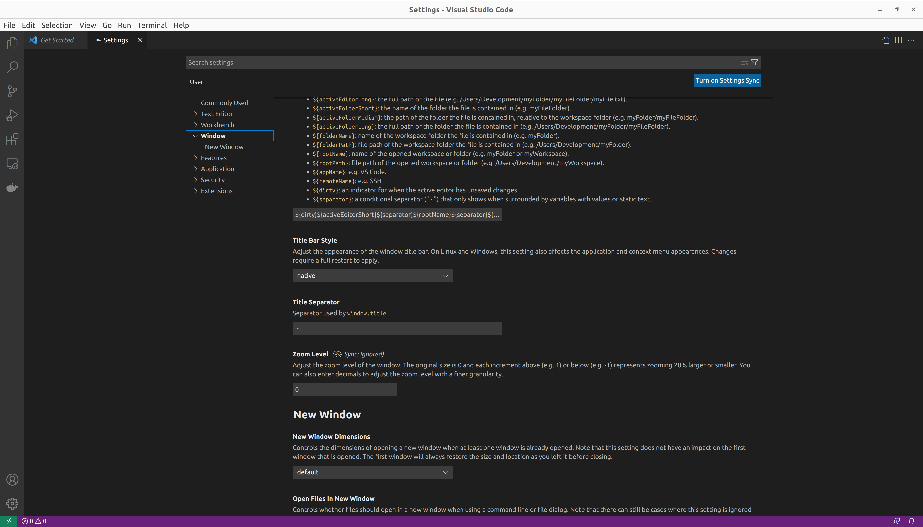 Hide VS Code Window Title Bar Lei Mao's Log Book