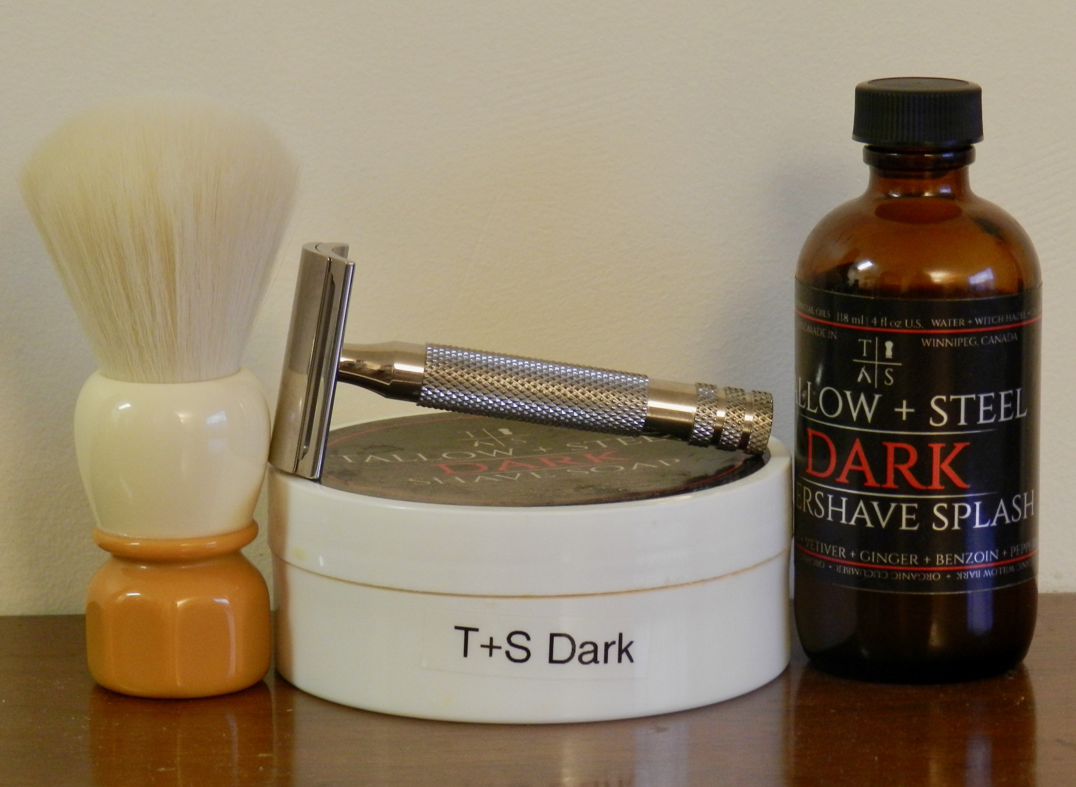 A dark day calls for Dark shaving soap and aftershave Later On