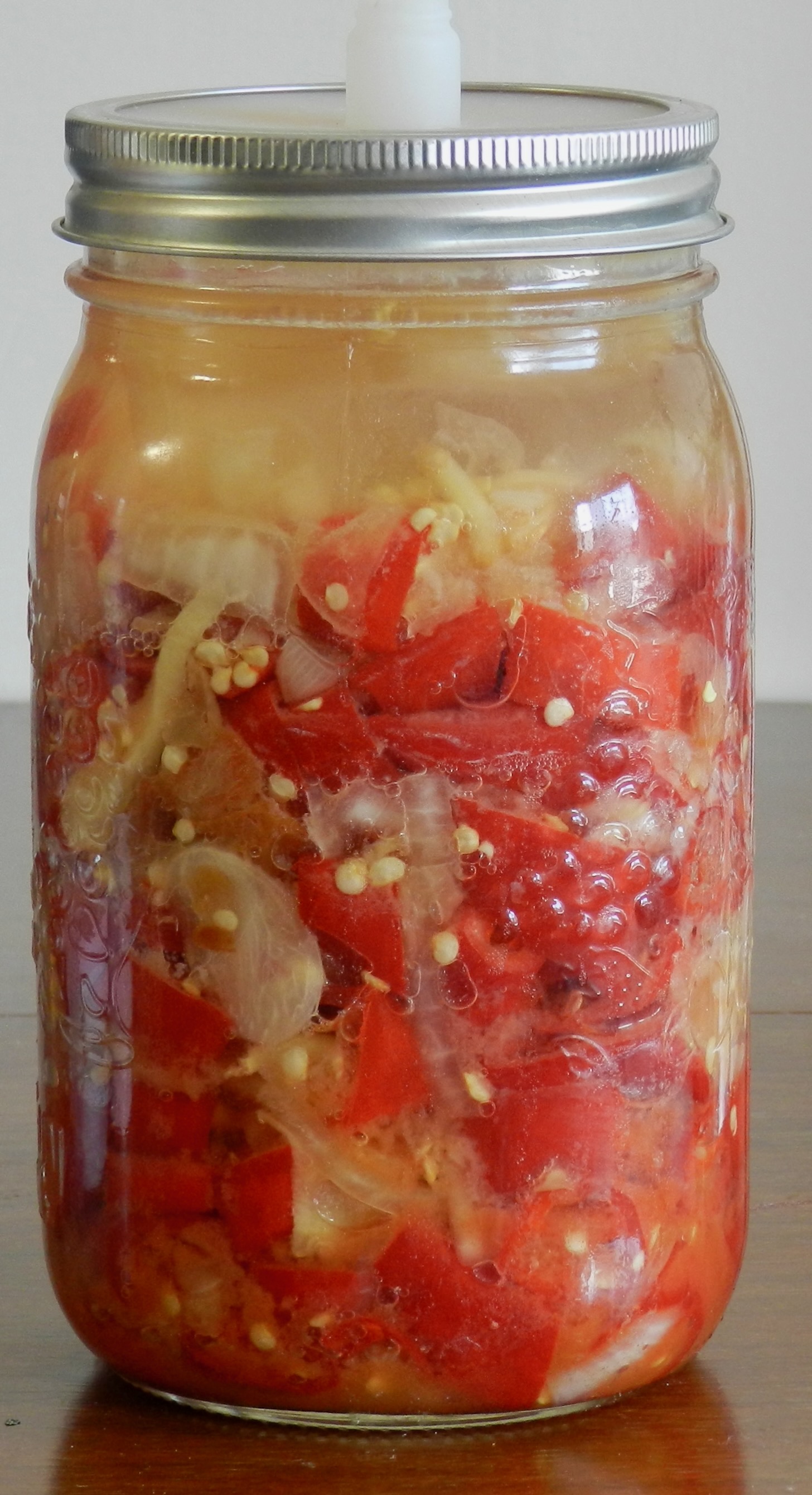 Pepper sauce complete and bottled Later On