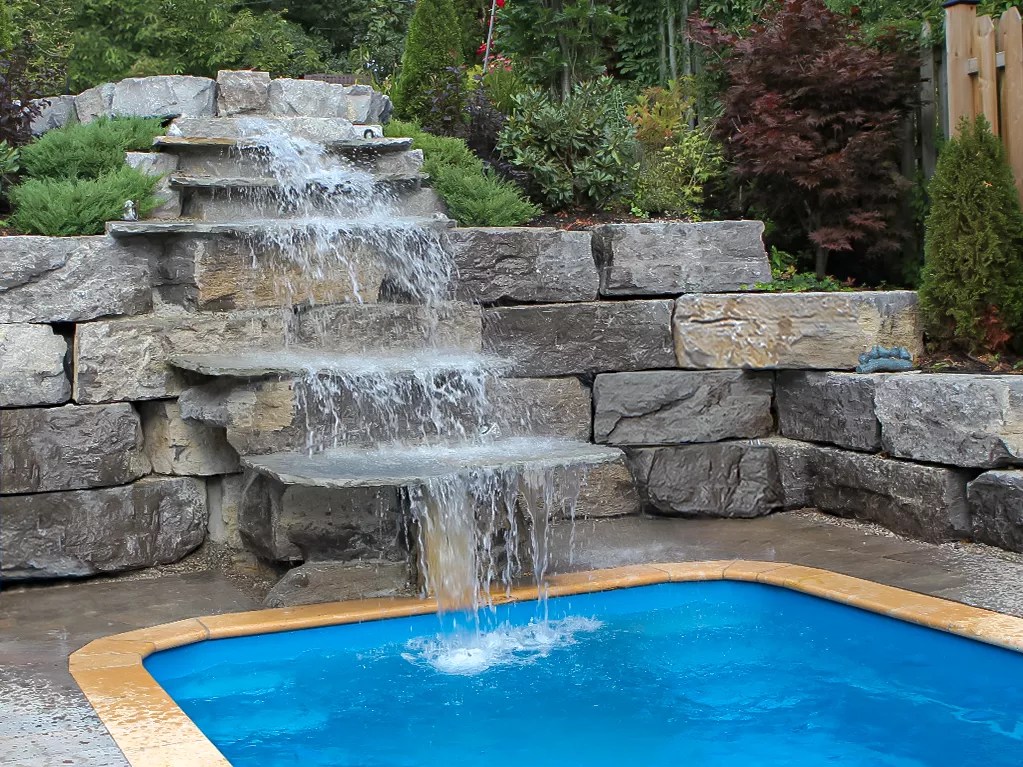Fiberglass Swimming Pool Water Features Leisure Pools Canada