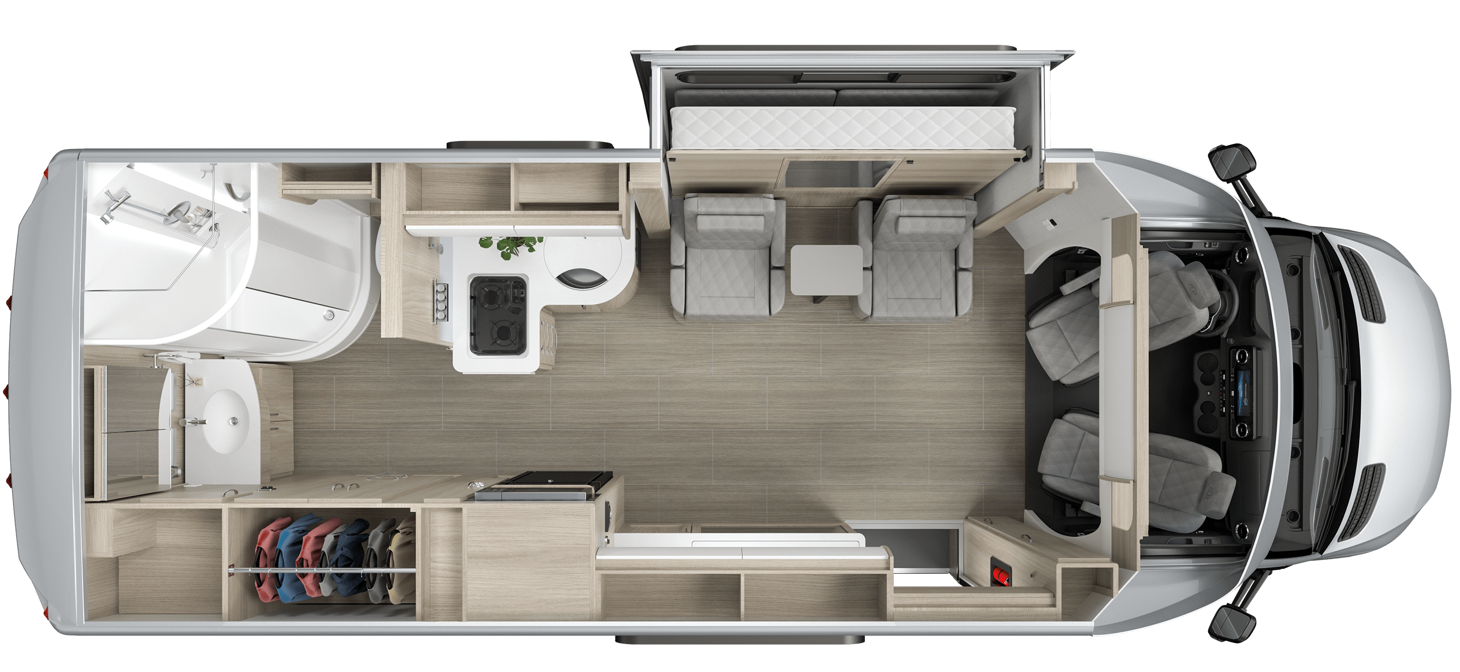 Unity Storage Murphy Bed Leisure Travel Vans