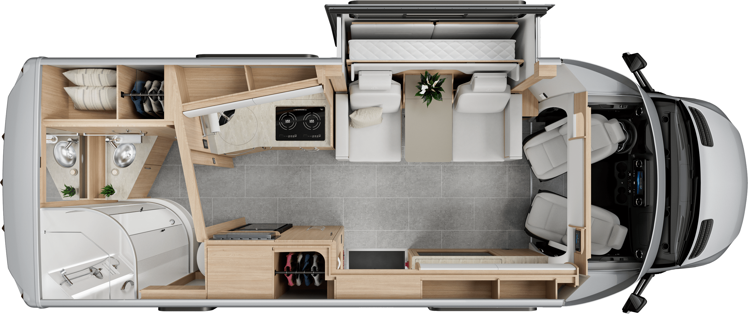 Murphy Bed Lounge Leisure Travel Vans