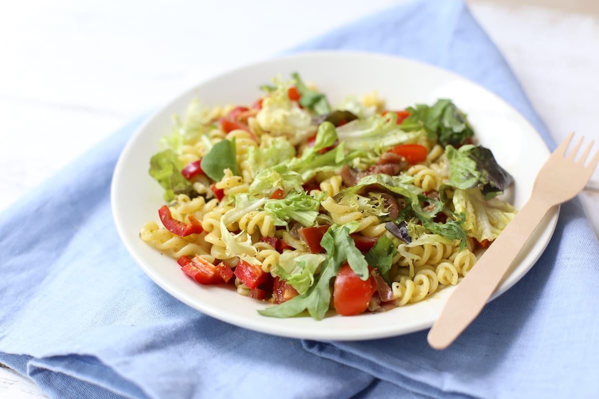 Pastasalade met ham Lekker en Simpel