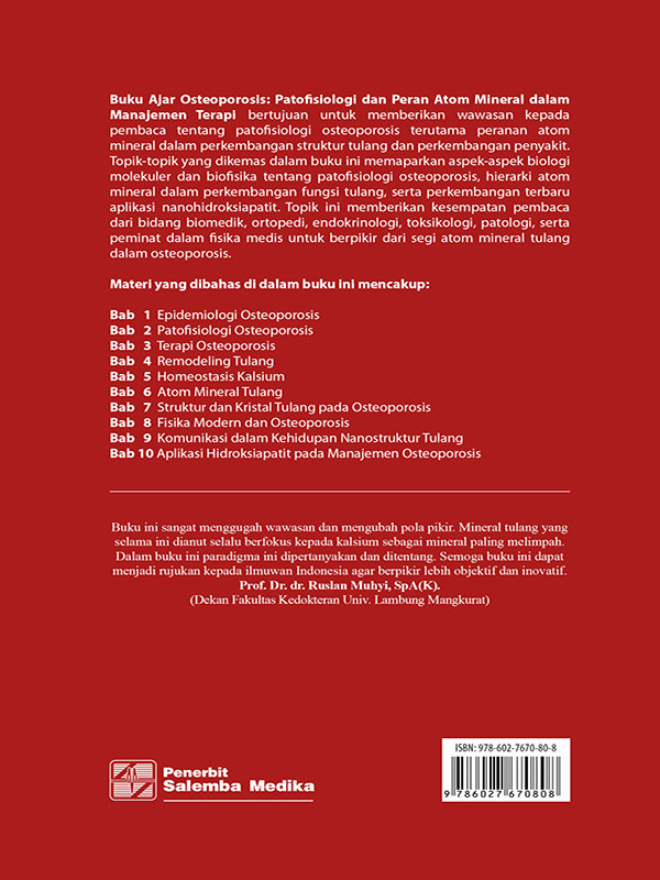 Buku Ajar OsteoporosisPatofisiologi dan Peran Atom Mineral dalam