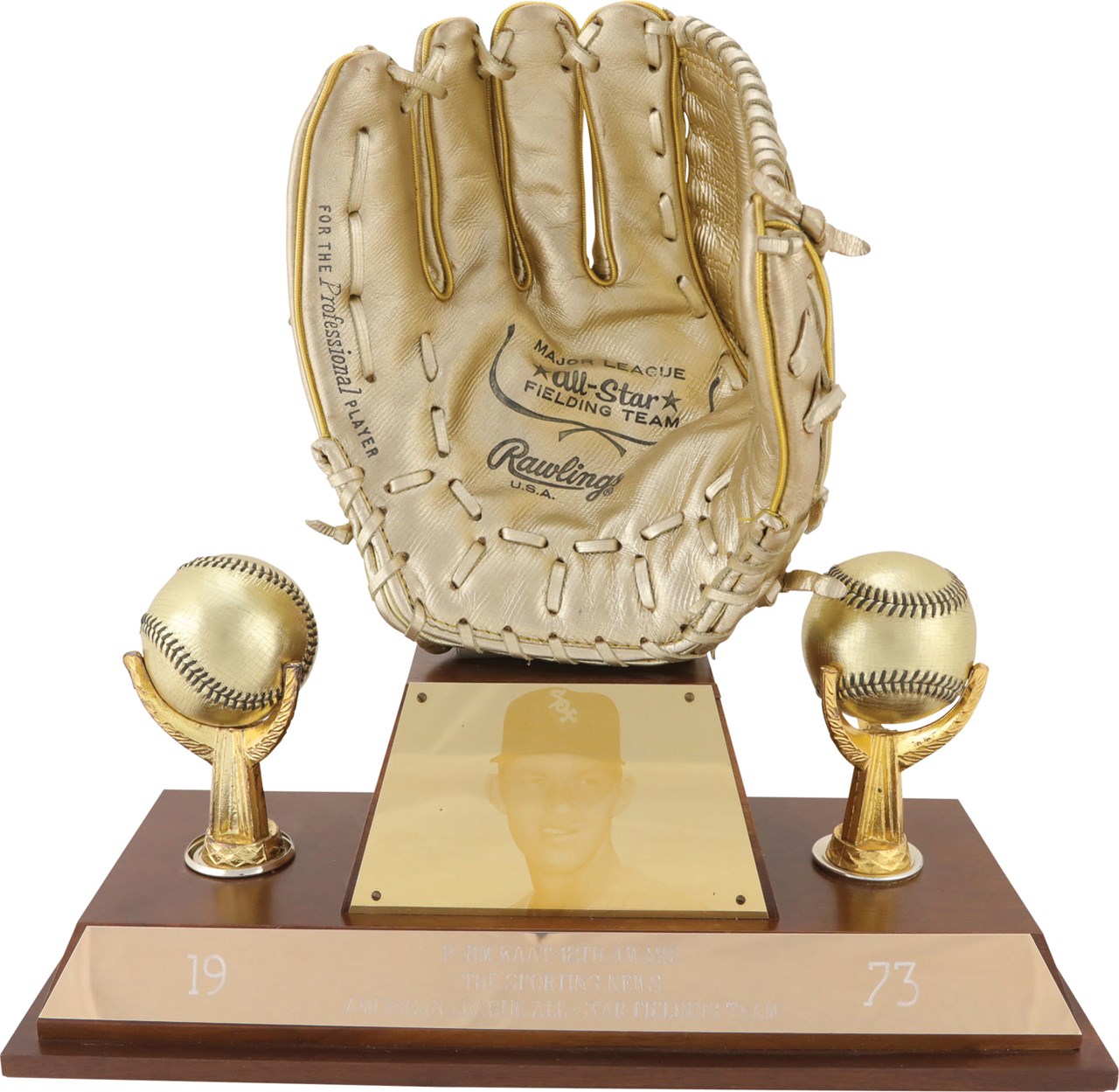 1973 Jim Kaat Rawlings Gold Glove Award