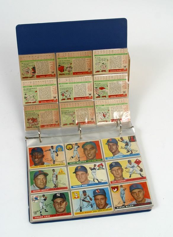 1955 Topps Baseball Card Near Set