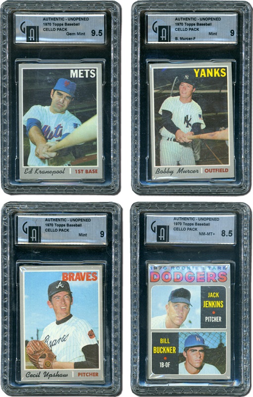 1970 Topps Baseball Cello Packs Collection (16)