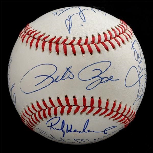3000 Hits Club Signed Baseball