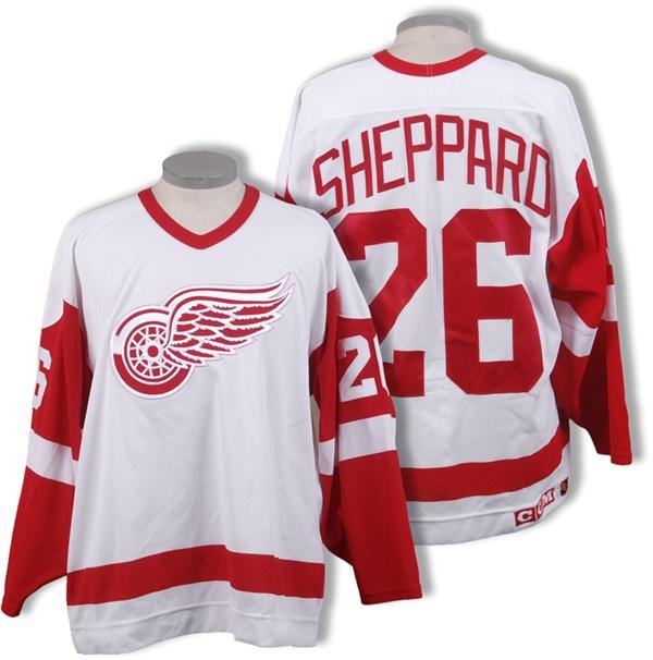 199596 Ray Sheppard Detroit Red Wings Game Worn Jersey