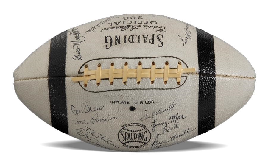 1958 Baltimore Colts World Champions Team Signed Football From