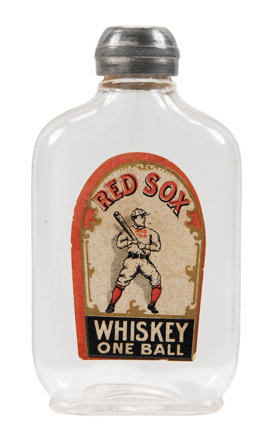 1910s Boston Red Sox Whiskey Bottle