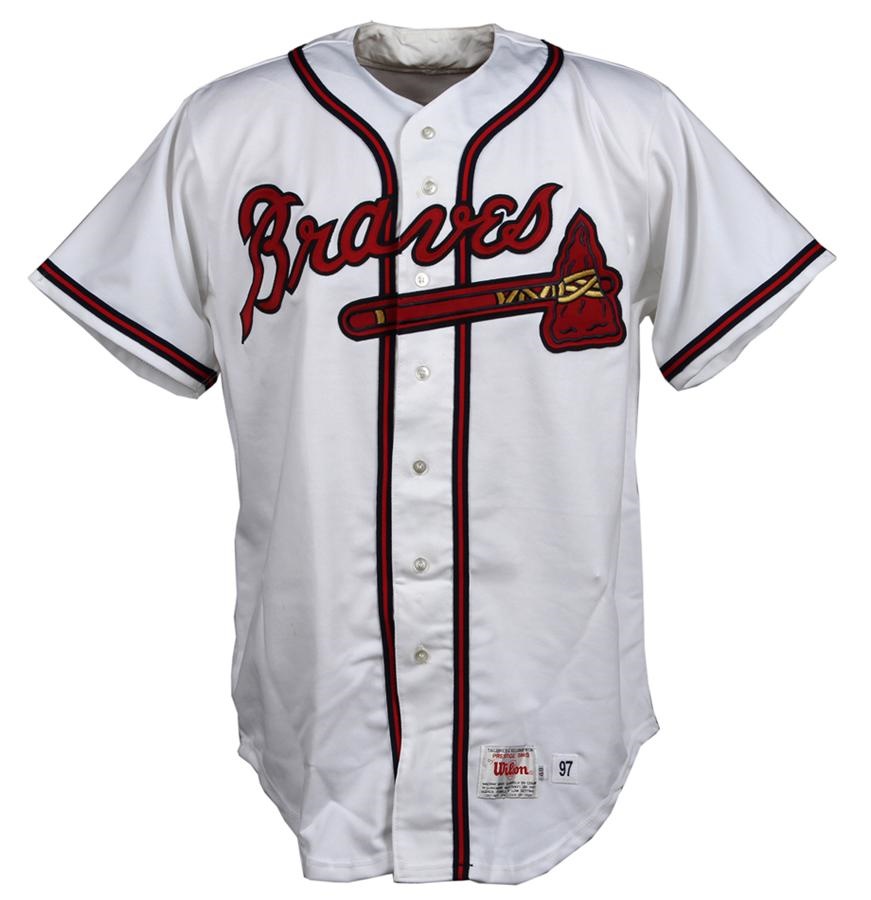 1997 John Smoltz Atlanta Braves GameWorn Jersey
