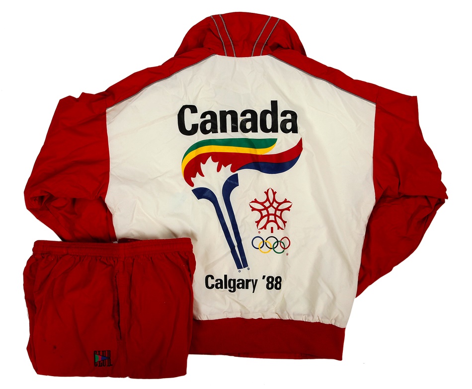 1988 Calgary Olympic Torch Run Participants Track Suit